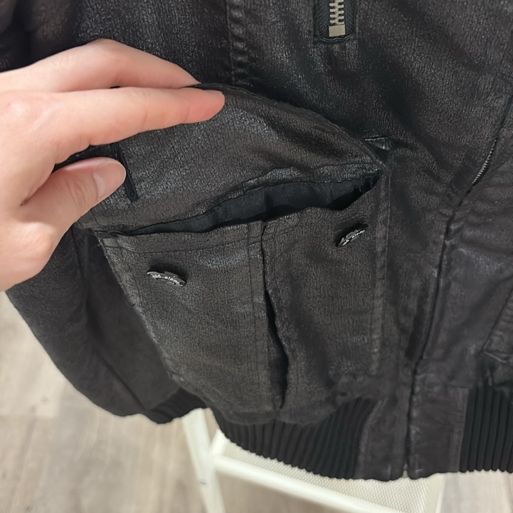 Element women’s soft leather Black Jacket - Picture 8 of 8